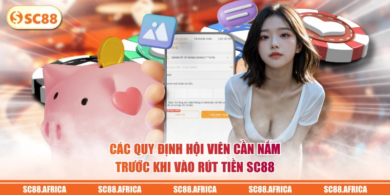 Các quy định hội viên cần nắm trước khi vào rút tiền SC88